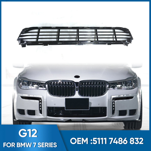 Griglia inferiore centrale paraurti anteriore G12 per <span class=keywords><strong>BMW</strong></span> Serie 7 G12, ricambio griglia carrozzeria 51117486832 - Product Image 6