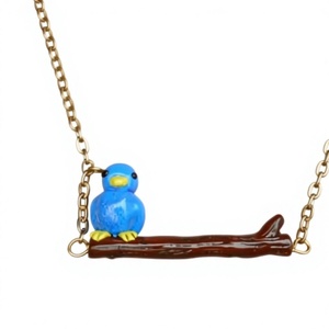 Bonito collar con colgante de pájaro - Product Image 1