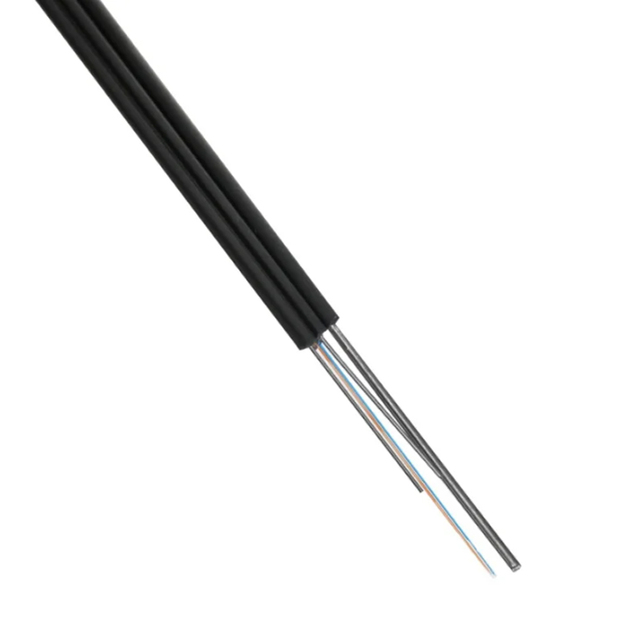 1-12 Core Fiber Optic Cable FTTH GJYXCH G.657A1 Fibra Optica Cables Flat Fiber Optic Drop Cable