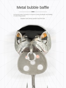 Leurre dur bionique OEM Skimming Shark, flottant, à propulsion de surface, pour la pêche à distance de la <span class=keywords><strong>carpe</strong></span> en lac - Product Image 3