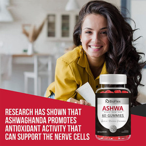 OEM Özel Etiketli Doğal Vegan Yüksek Kaliteli Aşvaganda Kök Ekstresi <span class=keywords><strong>Vitamin</strong></span> <span class=keywords><strong>D2</strong></span> Jelibon Takviyesi Stres Giderici ve Rahatlatıcı - Product Image 4