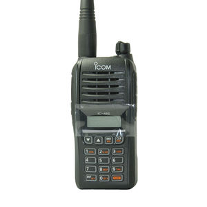 Radio portable VHF ICOM IC A16E d'origine, bande aérienne, 118 136,975 MHz, 6 W, radio bidirectionnelle pour l'aviation, radio portable pour l'aviation - Product Image 1