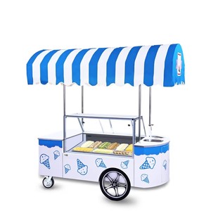 Carrello per il Merchandising del Gelato arteus Factory OEM con ruote chiudibili a chiave per spazi pubblici - Product Image 3
