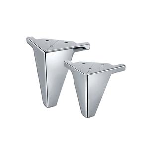 Pied de canapé en métal chromé KSL8519, pied de meubles, pied en acier inoxydable - Product Image 1