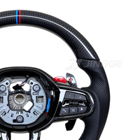 Pour BMW : Volant de direction amélioré style LCI compatible avec G05 G20 G30 G2X G3X G8X F9X 2018-2024, accessoires intérieurs de voiture en carbone