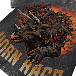 Camisetas Transpirables de Alta Calidad para Hombre, 100% Algodón, Estampado de Dinosaurio Personalizado, Cuello Redondo, Manga Corta, Estilo Casual - Product Image 4