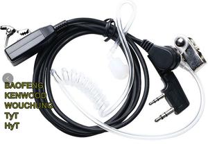 Radio K/<span class=keywords><strong>M</strong></span>/Icom tipe dua arah dengan antarmuka tipe-c IPX-4 tahan air Earpierce Hands-Free Headphone - Product Image 2