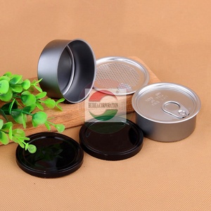Venta al por mayor lata de metal de grado alimenticio para carne de atún buen precio contenedor de material metálico con tapa de PE de sellado de fácil apertura - Product Image 4