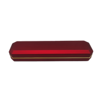 Boîte en plastique rouge personnalisée Boîte à bijoux LED pour bague d'ornement pour collier Boîte à bijoux cadeau de luxe avec lumière