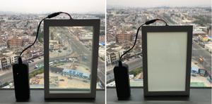 Verre intelligent stratifié à intensité variable, transparent à l'actif et miroir à l'inactif, verre électrique commutable pour salle de bain d'hôtel (vente en gros) - Product Image 4