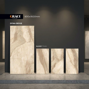 Azulejos de porcelana cerámica brillante Golden Statuario de 800x1600 mm con diseño de mármol blanco para pisos de proyectos premium - Product Image 5