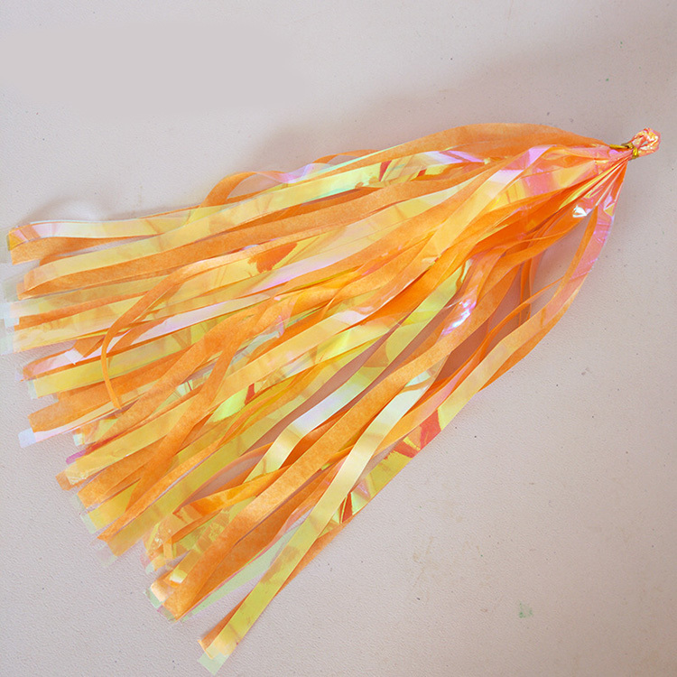 thumbnail image 2 of Iridescent Foil Tassel Garland, 9 Ft - Just Illusions 2 of 11