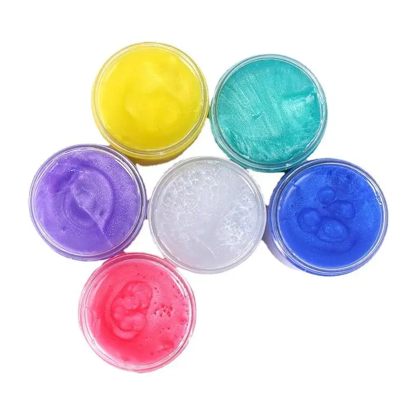 Colorful Fancy Jelly Slime DIY Clear Crystal Mud Slime Toy for Funny