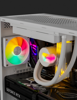 Ventilador de chasis ARGB silencioso de 120 mm con logotipo personalizado para gabinete de computadora para juegos