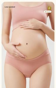 Ropa Interior de Maternidad de Micro-Modal Lujosamente Suave - Bragas de <span class=keywords><strong>Embarazo</strong></span> de Tiro Bajo con Refuerzo Antibacteriano y Soporte para el Vientre, Pre y Postparto - Product Image 2