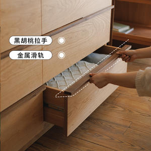 Armario de Madera Maciza Estilo Japonés con Seis Cajones, para Dormitorio o Sala de Estar, Fabricado en China - Product Image 4