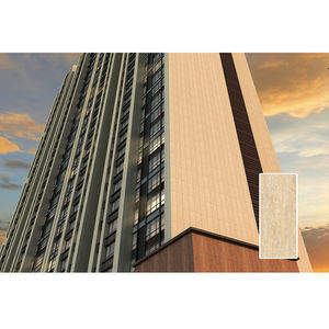 Carrelage mural léger <span class=keywords><strong>d</strong></span>'extérieur OCEANO Mur extérieur en pierre pour hôtel Murs rideaux en travertin souple et flexible en porcelaine - Product Image 2