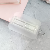 Clip de fixation arrière transparent pour téléphone portable en PC, avec cordon rectangulaire télescopique, support d'accessoires compatible pour 5.8-7