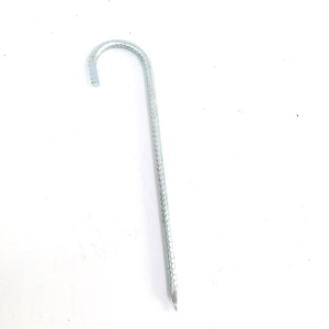 ที่ยึดพื้นเหล็กชุบสังกะสีสำหรับงานหนักเต็นท์ J รูปตะขอเหล็กเหล็ก - Product Image 5