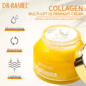 Crema de Noche Ultra Reafirmante con Colágeno DR RASHEL, 50g, Crema Hidratante Blanqueadora Amarilla para Mujeres - Product Image 2