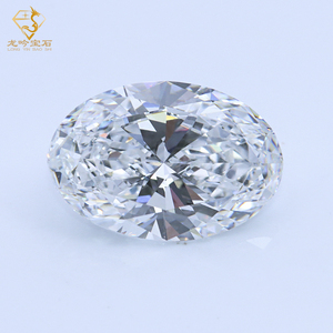 校正済みラボグロウンダイヤモンド オーバルカット IGI認定 ルースダイヤモンド 2ct 3ct 4ct 5ct 高級ジュエリー用 - Product Image 1