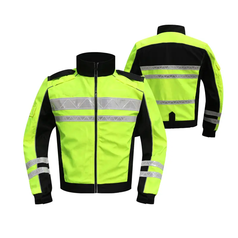 労働者/役員のための販促用帯電防止反射作業パンツとシャツの安全作業服