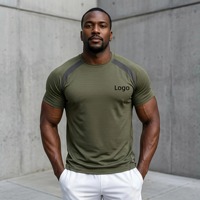 Private Label Team Uniform Supplier <strong>Best</strong> <strong>Selle</strong> Men Soft Touch Training Fitness Quick <strong>Dry</strong> Premium Spandex Skin Friendly <strong>Tshirt</strong>