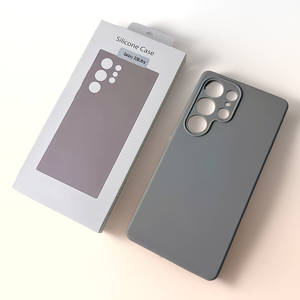 <span class=keywords><strong>Coque</strong></span> en silicone soyeux de luxe pour <span class=keywords><strong>Samsung</strong></span> Galaxy S26 Ultra S25 Ultra, protection <span class=keywords><strong>antichoc</strong></span> douce au toucher pour S23Ultra S24U - Product Image 1