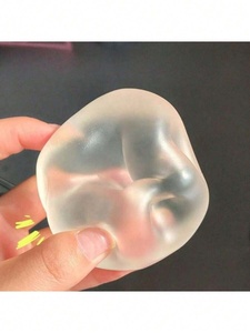 Balle anti-stress sensorielle super douce à remontée lente en plastique de 6 cm, faite à la main, en forme de noix de coco, moulable comme de la vaseline - Product Image 3