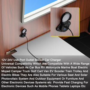 Prise de charge rapide pour voiture 12-24V IP67 18W PD3.0 Type C 65W QC USB, montage sur panneau, pour <span class=keywords><strong>camping</strong></span>-<span class=keywords><strong>car</strong></span>, bateau, marine, <span class=keywords><strong>camping</strong></span>-<span class=keywords><strong>car</strong></span>, automobile - Product Image 6