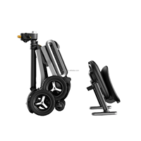 Scooter électrique ultra-léger chinois 8 mph avec accoudoirs, coussin de siège confortable, scooter électrique à 4 roues
