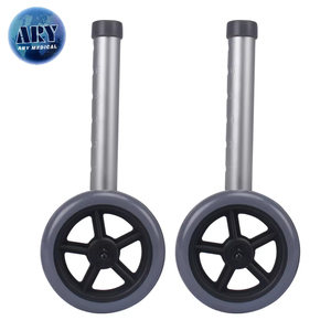 Gấp ngoài trời Trọng lượng nhẹ nhôm người lớn người già đi bộ hỗ trợ khung rollator với ghế và Túi mua sắm - Product Image 3