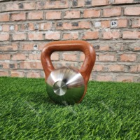 Kettlebell en acier inoxydable en bois de gros pour équipement de gymnastique commercial à domicile Kettlebell réglable