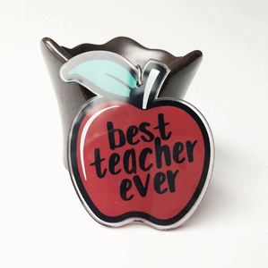 Special Teacher's Day Gift Warm and Sweet Zinc Alloy Keychain with UV Printed Design for Your Educator - Product Image 3