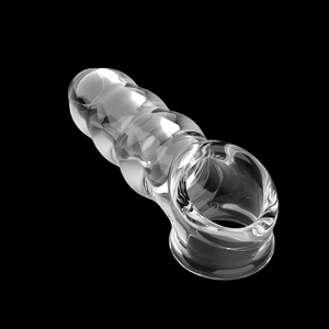 ดิลโด้สำหรับผู้ใหญ่วัสดุ TPE ช่วยเพิ่มการหลั่งของอวัยวะเพศชายแขนกระเพื่อมเนื้อใสกันน้ำได้ช่วยเพิ่มการออกแบบเป็นริ้ว - Product Image 4