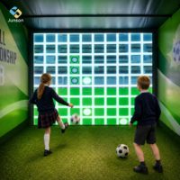 Machine de football interactive immersive, équipement de jeu sportif d'intérieur pour aires de jeux et sites de loisirs