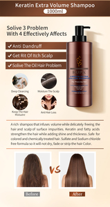 KUPA – shampooing <span class=keywords><strong>professionnel</strong></span> Anti-pelliculaire <span class=keywords><strong>sans</strong></span> huile de <span class=keywords><strong>Silicone</strong></span>, kératine duveteux, Volume supplémentaire - Product Image 5