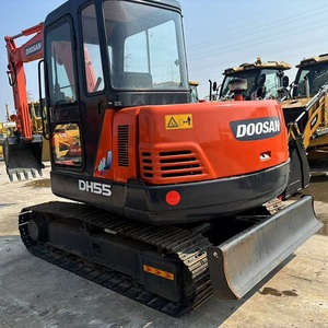 รถขุดตีนตะขาบ DOOSAN DH55 มือสอง เครื่องยนต์ Isuzu 4JB1 แท้ ขนาดกะทัดรัด สภาพดี พร้อมส่งออก - Product Image 1