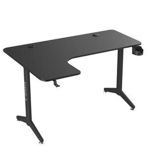 Beisijie, precio de fábrica, Oficina negra, <span class=keywords><strong>escritorio</strong></span> de <span class=keywords><strong>esquina</strong></span> mejorado para ordenador, <span class=keywords><strong>escritorio</strong></span> en forma de L, <span class=keywords><strong>escritorio</strong></span> de Metal para juegos en casa, <span class=keywords><strong>esquina</strong></span> <span class=keywords><strong>izquierda</strong></span> - Product Image 2