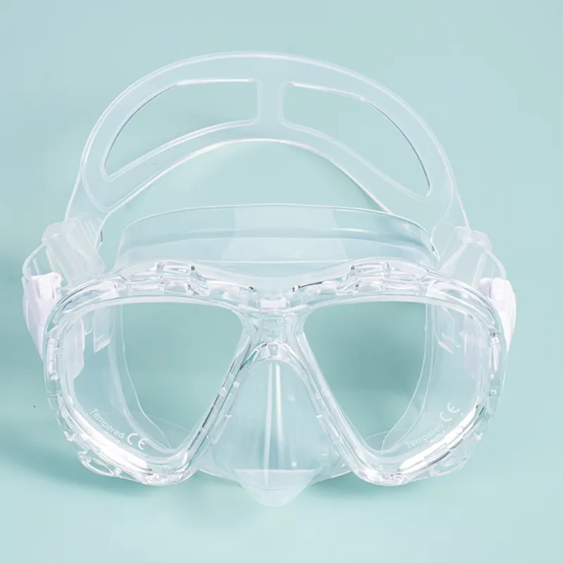 Masque de plongée en mer en silicone souple confortable, océan profond, haute qualité, boucle solide
