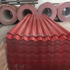 0.12mm ppgi tôn thép tấm lợp prepainted mạ kẽm cho xây dựng cắt Hàn uốn cong - Product Image 6