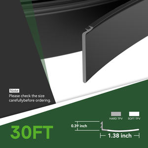 Joint coulissant pour camping-car 30 pieds, remplacement de joint étanche pour camping-car, remorques de voyage et 5èmes roues, en forme de L - Product Image 3