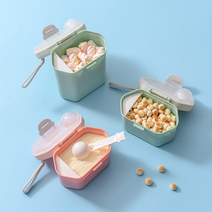 Contenedor portátil para fórmula de bebé, caja de almacenamiento de doble capa hermética de 400ml y 800ml para alimentación con leche en polvo para bebés, uso en viajes - Product Image 3