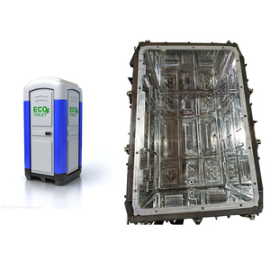Mobile portable restroom toilet mold for festival activities HDPE plastic toilet mold