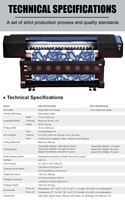 Impresora Eco Solvente de Gran Formato de 1.6m, 1.8m, 3.2m con 2-4 Cabezales de Impresión Xp600 I3200, Plotter de Impresión por Sublimación