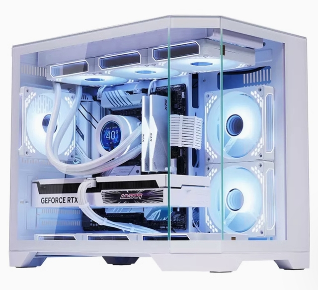 SNOWMAN Computer Casing Micro ATX PC case Sleek Spacious Gaming Case Sleek & Spacious Customizable Stylish Design Gaming Case