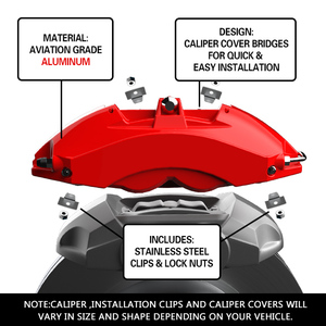 Couvercle d'étrier de frein en aluminium pour <span class=keywords><strong>toyota</strong></span> <span class=keywords><strong>Chr</strong></span> Accessoires de voiture - Product Image 4