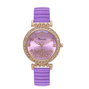 WJ-11372 Newest Fashion Cheap Charming Female Watch Metal Strap Quartz Movement Watch For Lady Colorful Women Watches