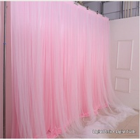 Kain Tirai Latar Belakang Pernikahan Ganda Super Fairy Stage Cloth Salon Kecantikan Tata Letak Ruangan Ulang Tahun Pernikahan Cantik Cina