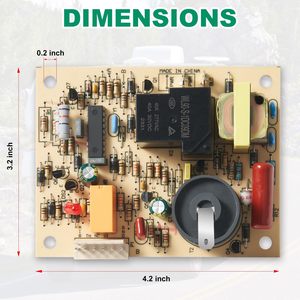 Module de commande électronique Atwood 31501 pour remplacement d'allumage 33488 33727, carte de synchronisation centrale - Product Image 4